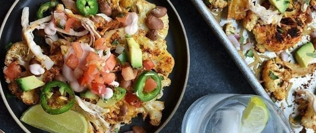 Loaded Cauliflower Nachos