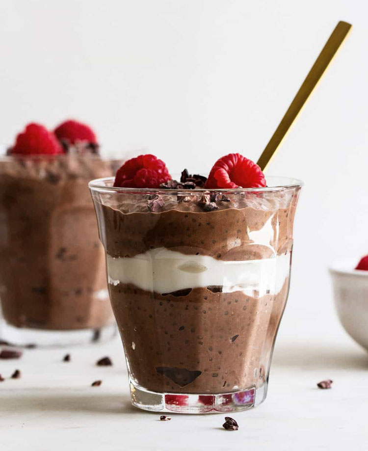 chocolate chia pudding