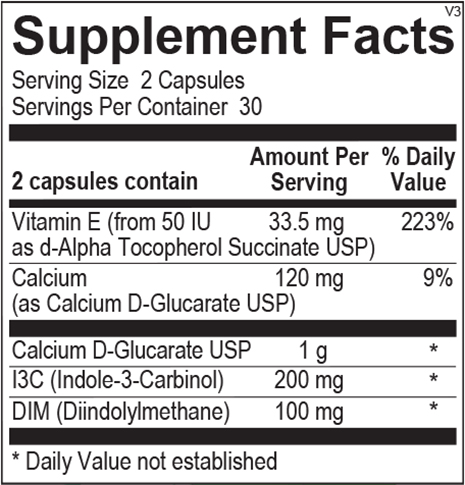 estrobal supplement facts