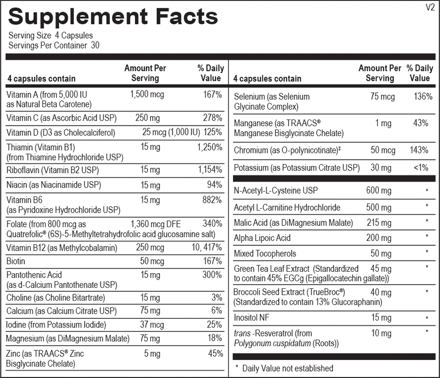 supplement facts mitovite