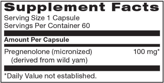 pregnenolone supplement facts