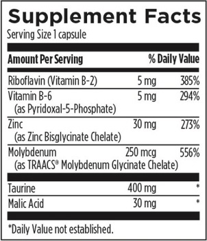 zinc supreme supplement facts