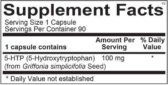 5-HTP supplement facts