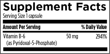 P-5-P supplement facts