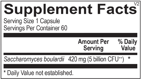 saccharomyces boulardii supplement facts