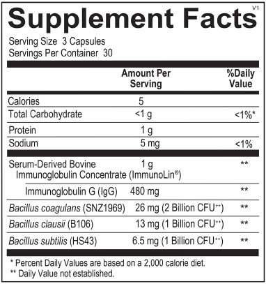 spore complete supplement facts