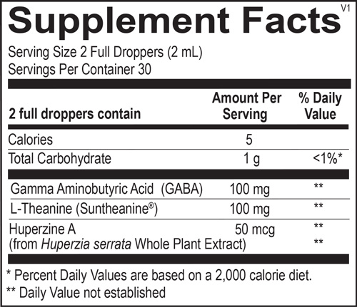 LiquidKalm supplement facts