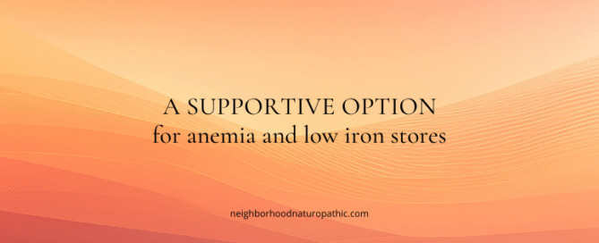 Iron IV therapy at Neighborhood Naturopathic in Edina MN