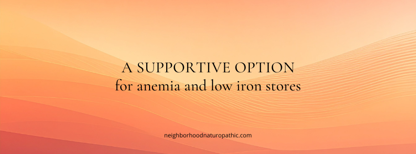 Iron IV therapy at Neighborhood Naturopathic in Edina MN
